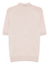 mélange-effect polo shirt